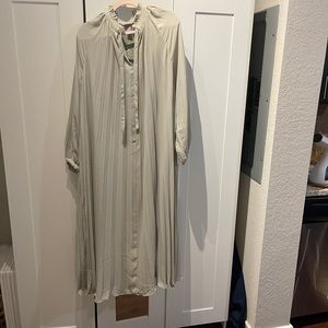 Sage green H&M midi dress Large!